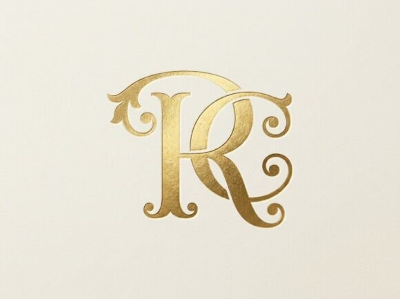 RC Elegant Monogram Logo SVG