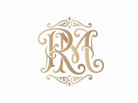 RM Classic Interlocking Monogram SVG