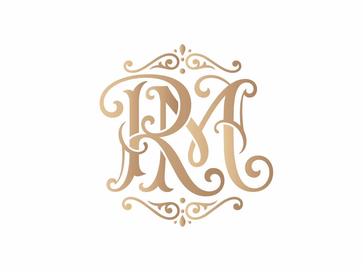 RM Classic Interlocking Monogram SVG