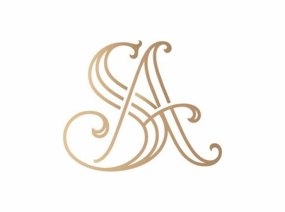 SA Fashion Monogram Logo SVG