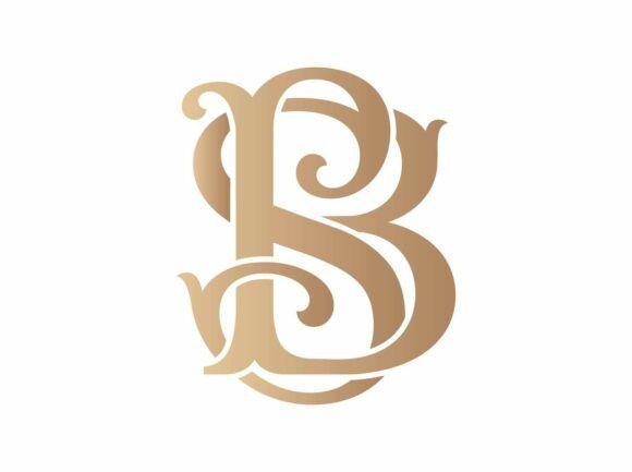 SB Interlocking Initials Logo SVG