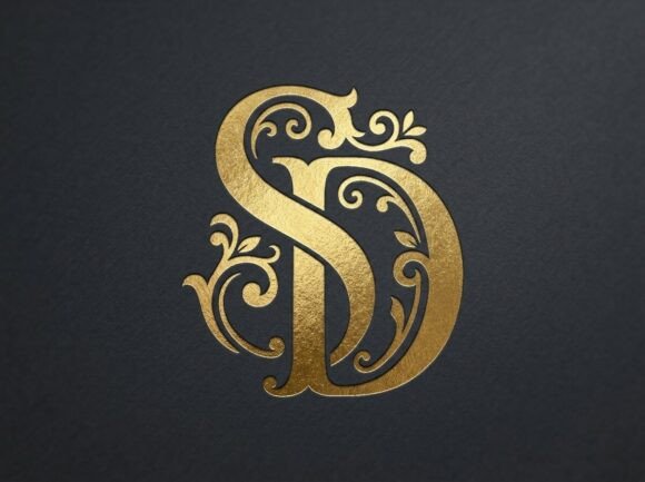 SD Wedding Monogram Initials SVG