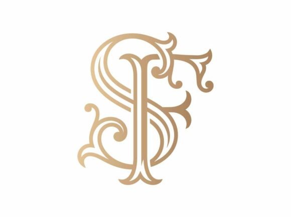 SF Classic Wedding Monogram SVG