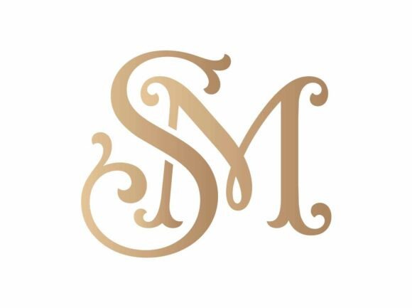 SM Refined Lettermark Monogram SVG