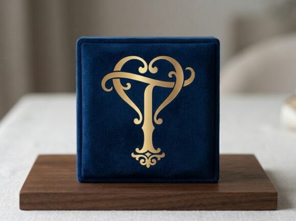 T Love Monogram Logo SVG