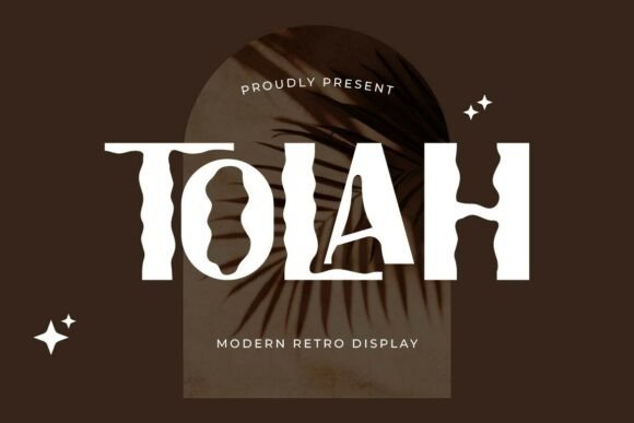 Tolah Display Font By Artiveko