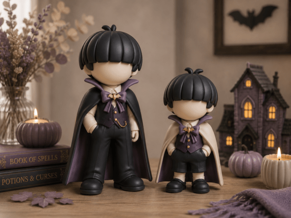 Wizard Boys STL Set | Spooky Halloween Vampire Figurines - Image 3