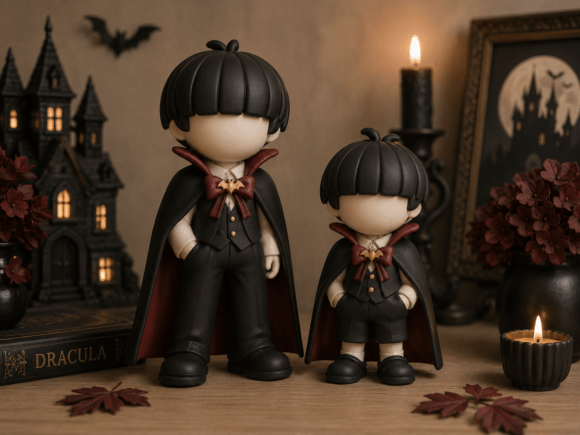 Wizard Boys STL Set | Spooky Halloween Vampire Figurines - Image 4