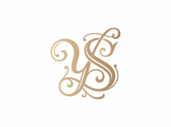 YS Intertwined Initials Logo SVG