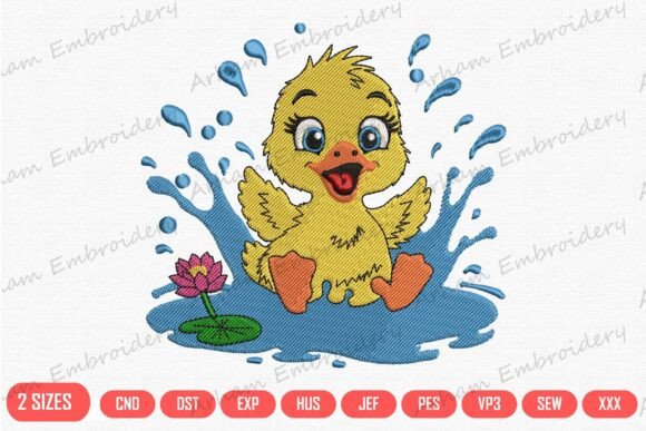 Baby Duck Water Splash