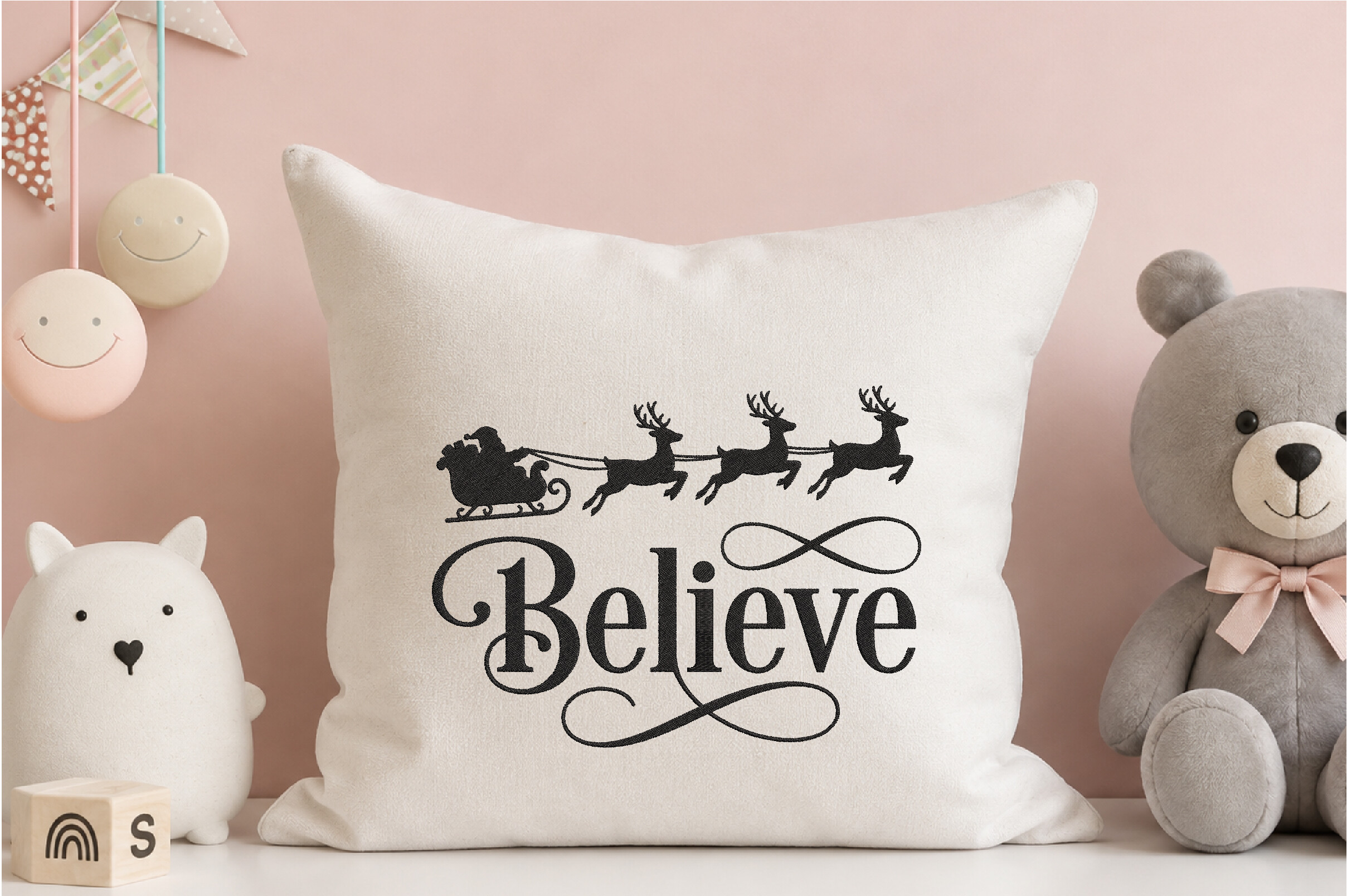 Believe Christmas Machine Embroidery - photo 2