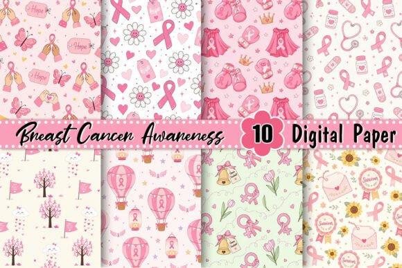 Breast Cancer Awareness Digital Paper