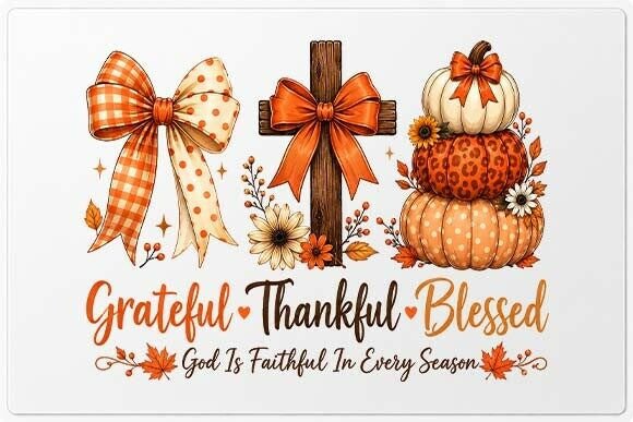 Christian Grateful Thankful Fall PNG Graphic Illustrations By CREATIVE DESIGN ZONE