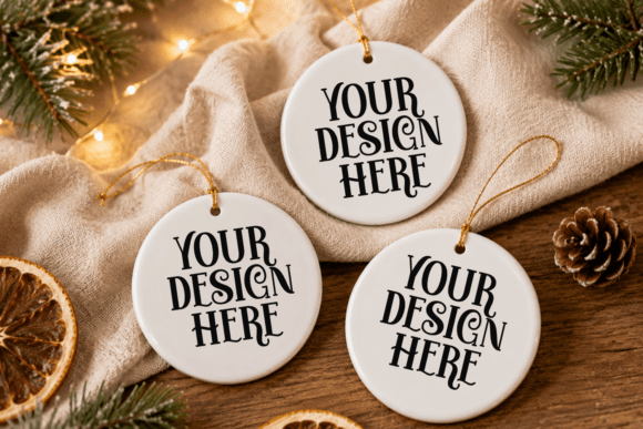 Christmas Ornament Mockup