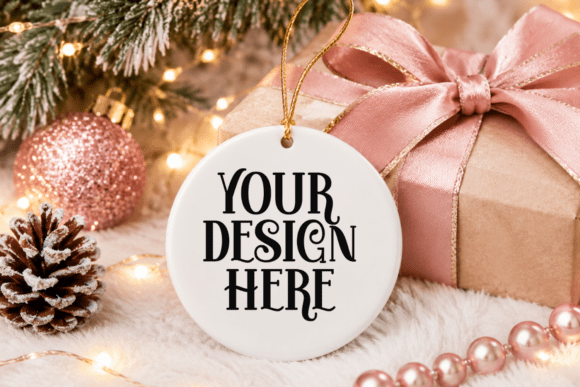 Christmas Ornament Mockup