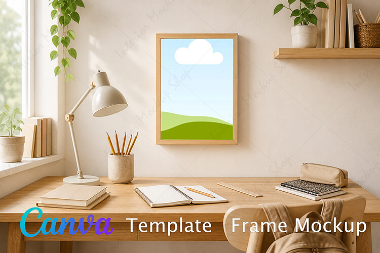 Frame Mockup Interior Canva