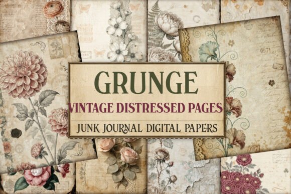 Grunge Vintage Distressed Pages
