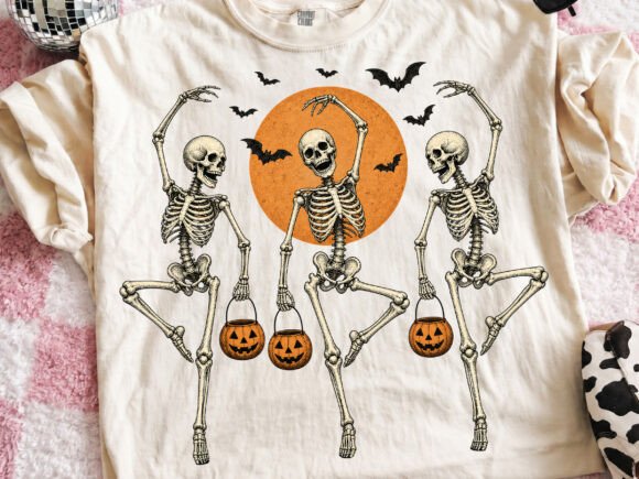 Halloween Dancing Skeleton Dance Pumpkin