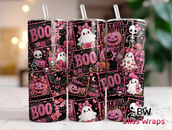 Halloween Patchwork Tumbler