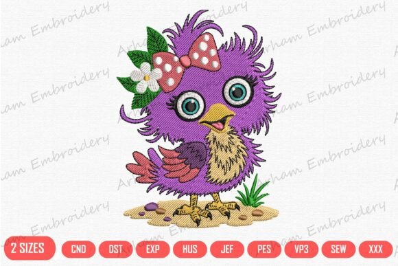 Kawaii Purple Chick