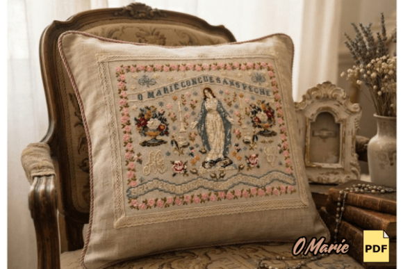 O Marie Cross Stitch Pattern | Religious
