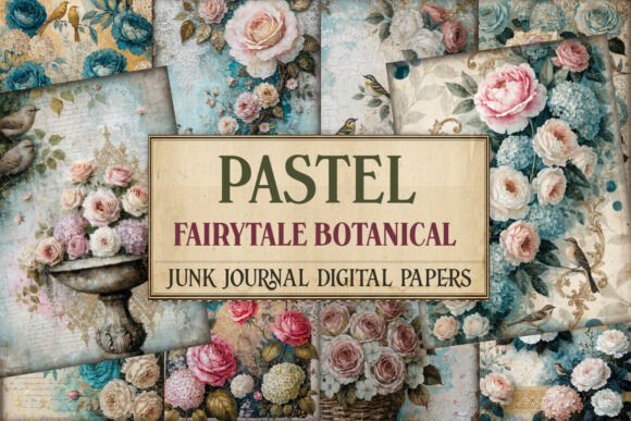 Pastel Fairytale Botanical Junk Journal