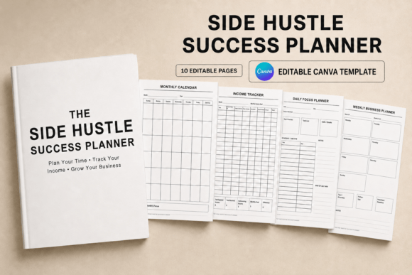 Side Hustle Success Planner | Business