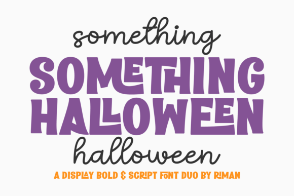 Something Halloween Display Font By Riman (7NTypes)