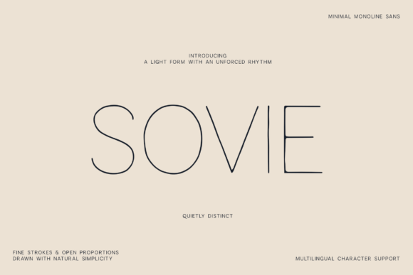 Sovie Sans Serif Font By vladfedotovv