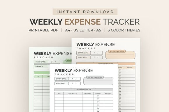 Weekly Expense Tracker | Spending Log