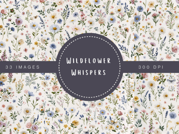 Wildflower Whispers Watercolor Floral Ba