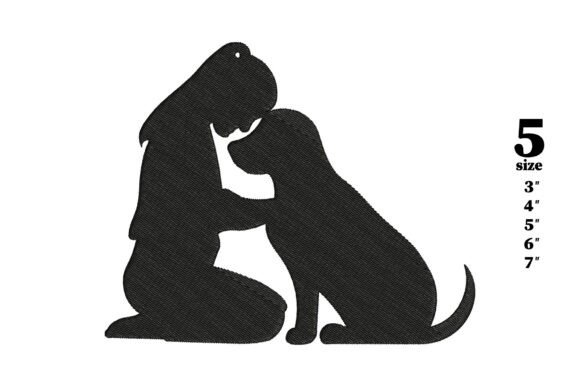 Woman Hugging Dog