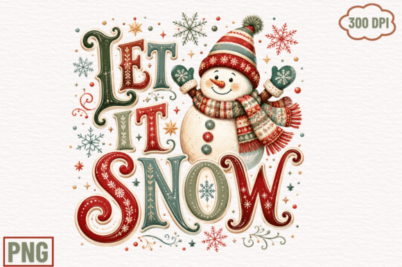 Let It Snow Png,snowman Christmas Clipar