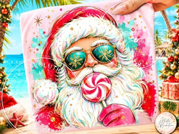 Christmas Santa PNG Retro Santa Claus