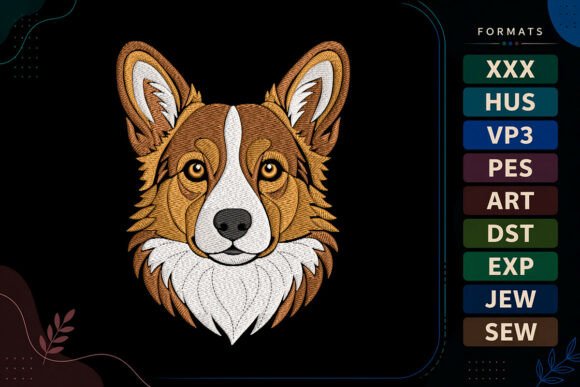 Corgi Dog Face