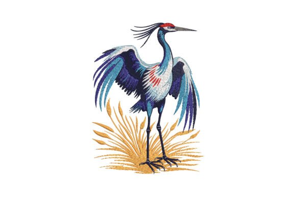 Cute Crane Bird