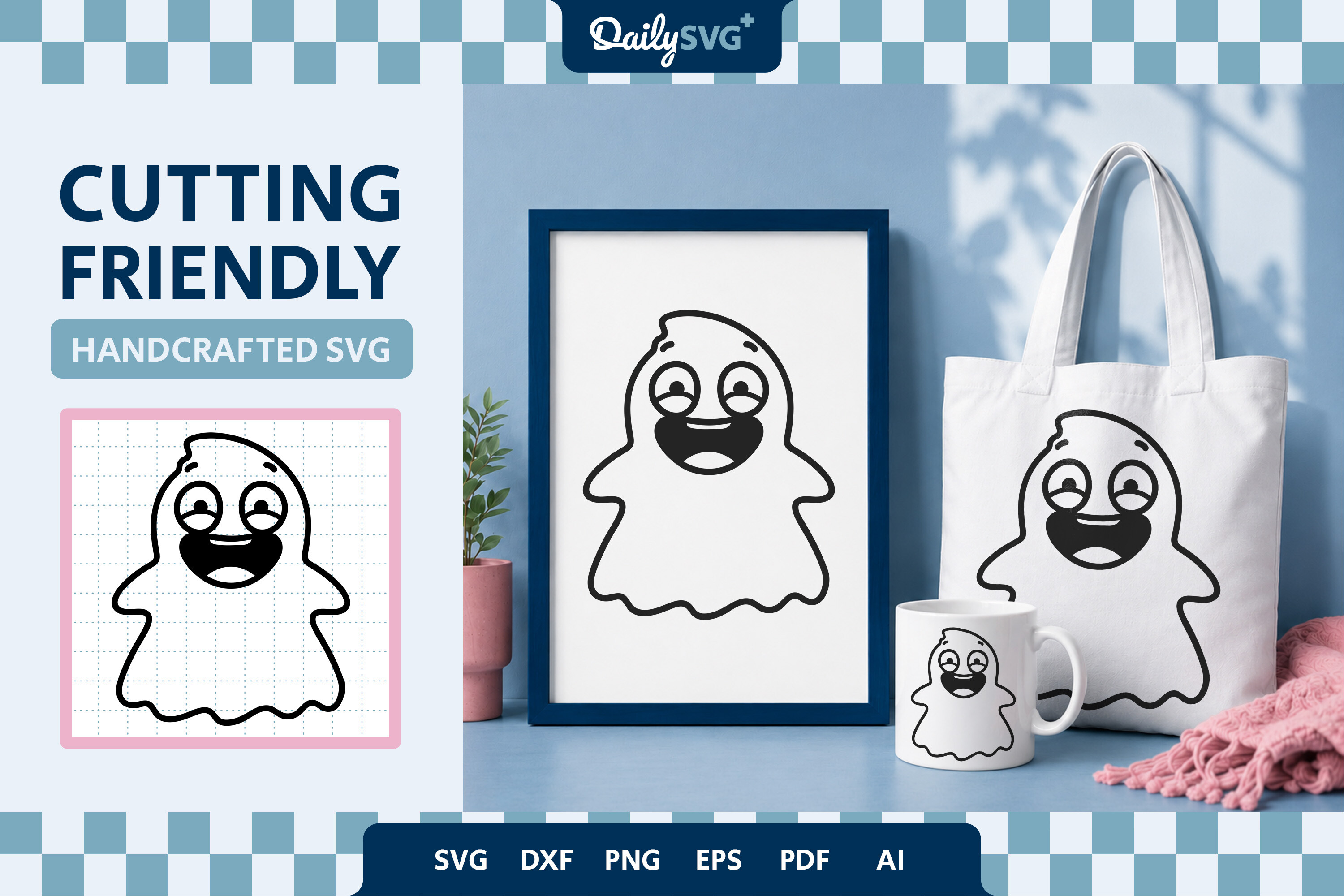Cute Ghost SVG