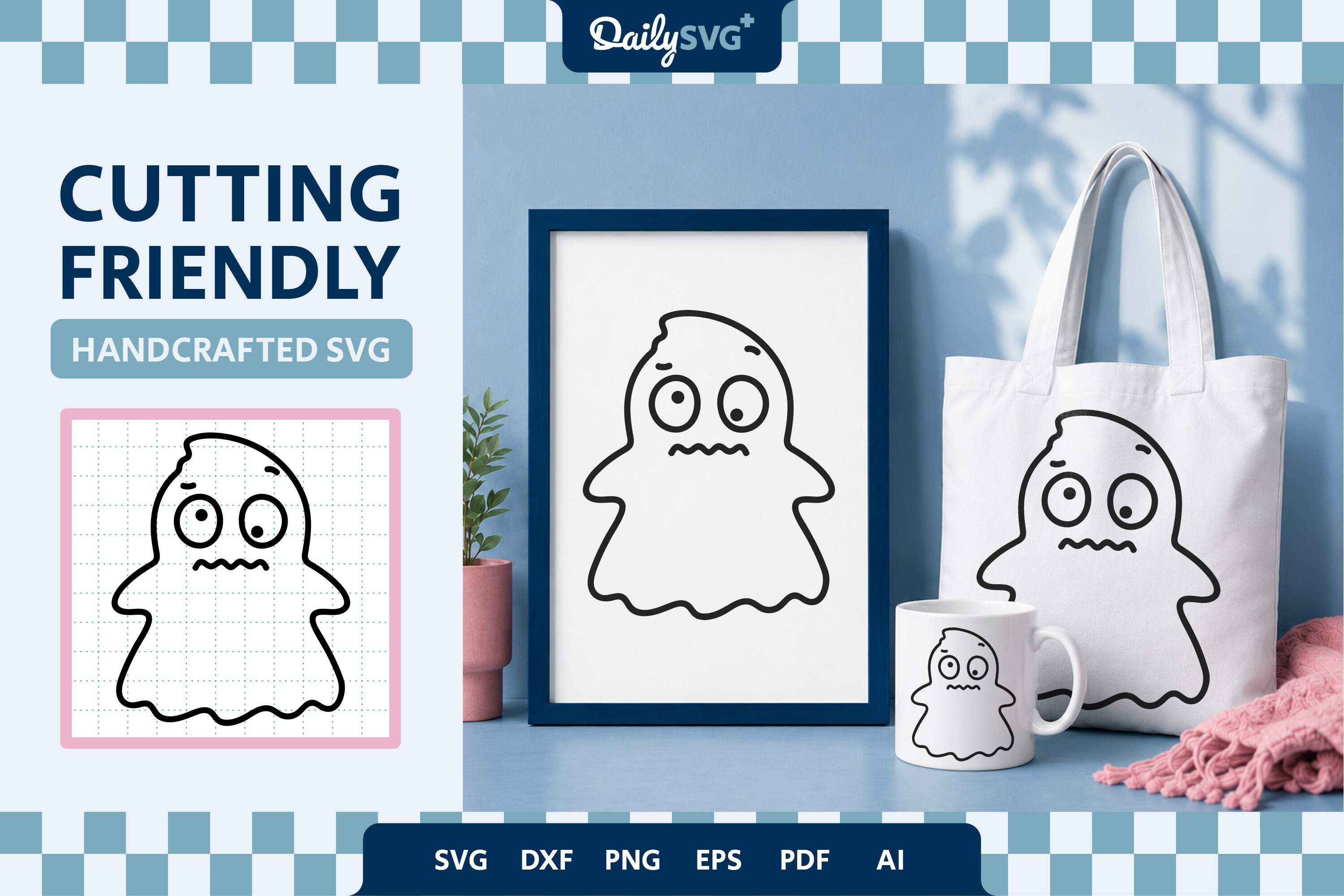 Cute Ghost SVG