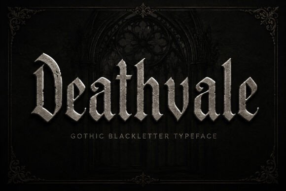 Deathvale Font Gotici Font Di BILLI