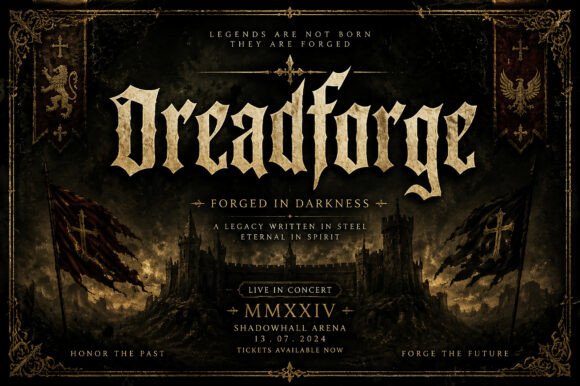 Fonts for Dark, Daring Designs