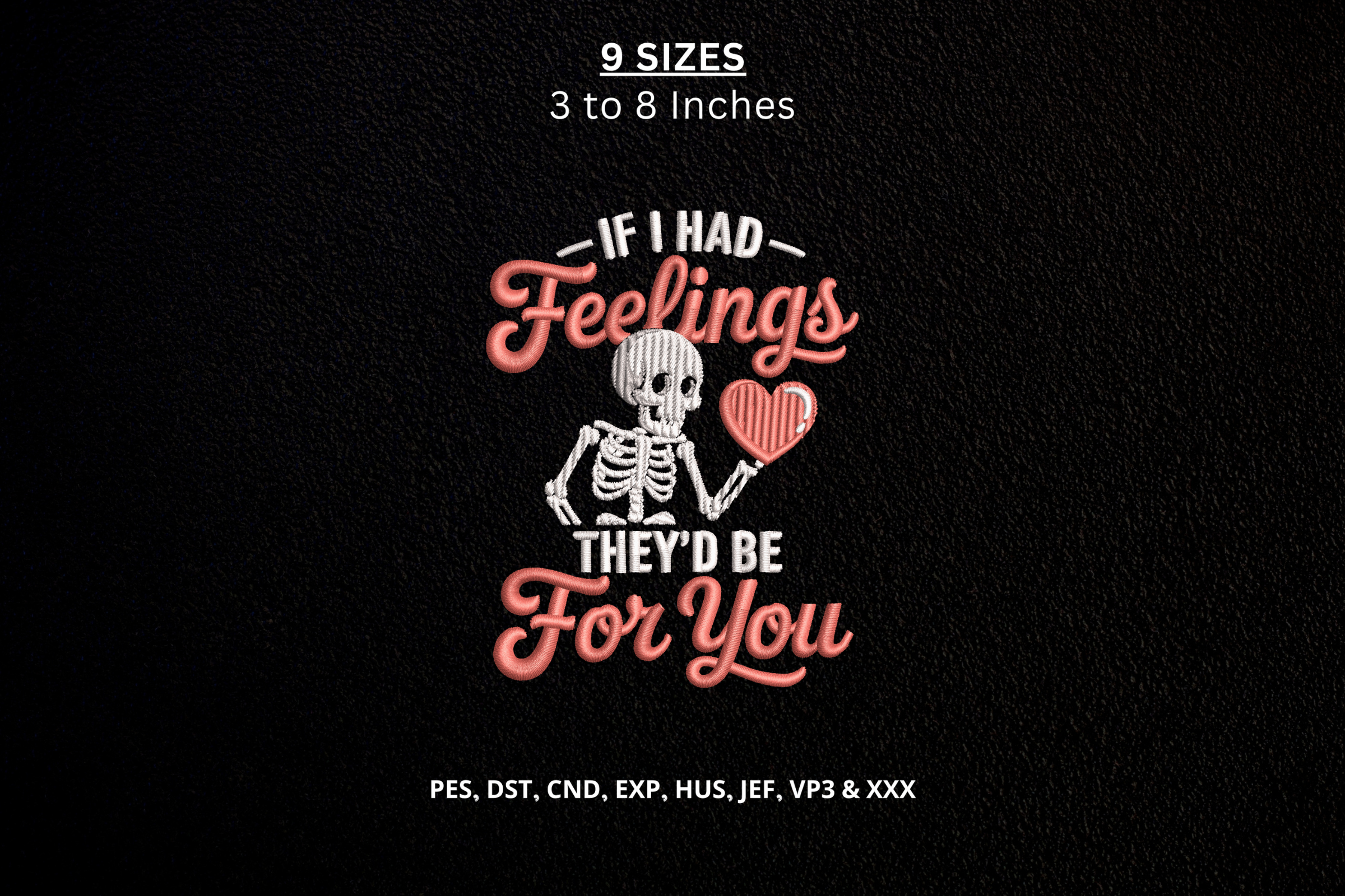 Funny Love Quote PES DST JEF Embroidery