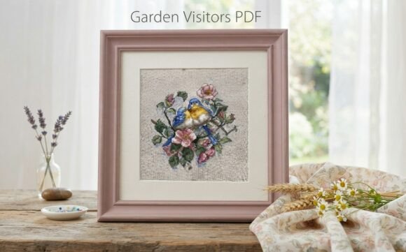 Garden Visitors Cross Stitch Pattern