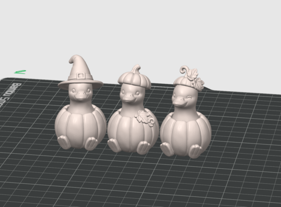Halloween Goose STL Set | 3D Printable Pumpkin Decor - Image 4