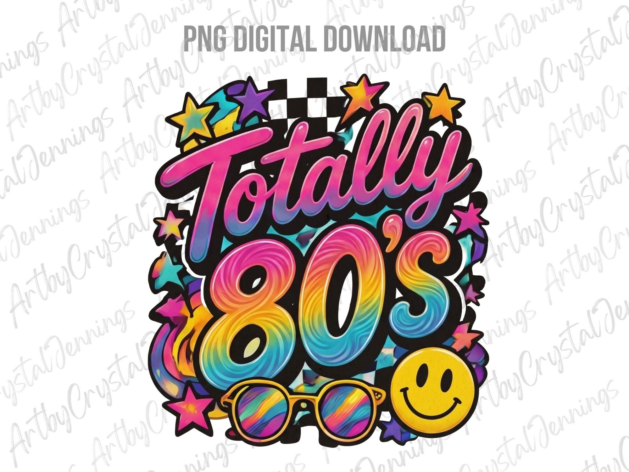 Totally 80s Retro Vintage Nostalgic PNG