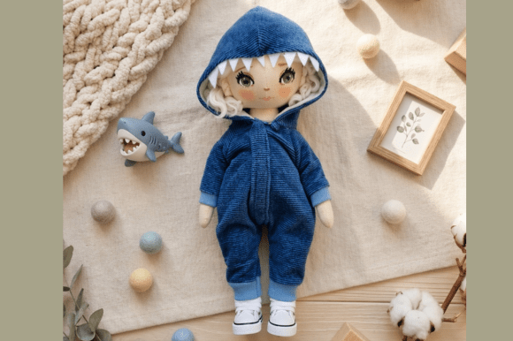 Anime Rag Doll & Shark Kigurumi