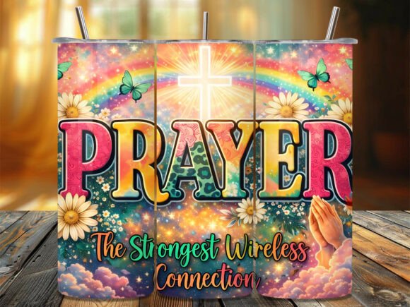 Christian Prayer Faith Tumbler Wrap
