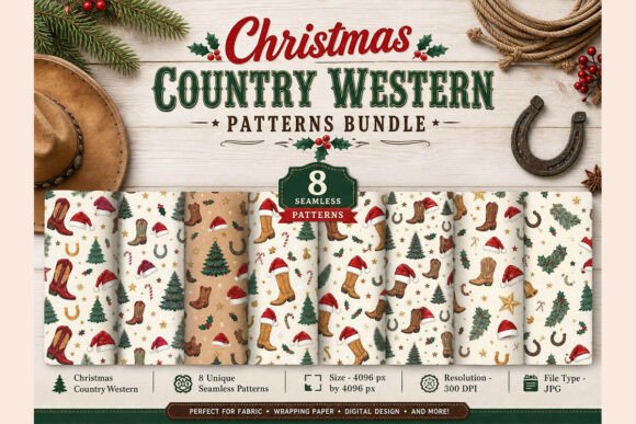 Christmas Country Western Patterns