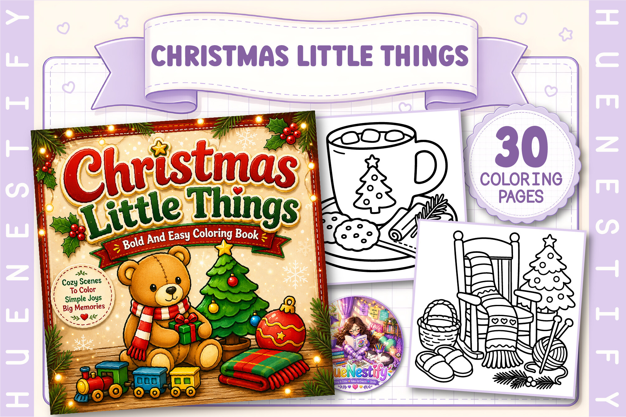 Christmas Little Things Coloring Book