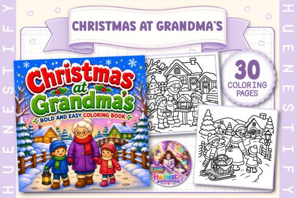 Christmas at Grandma’s Coloring Book