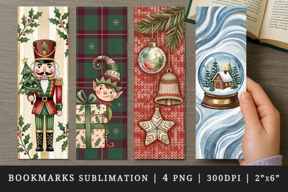 Christmas Bookmark Design Set
